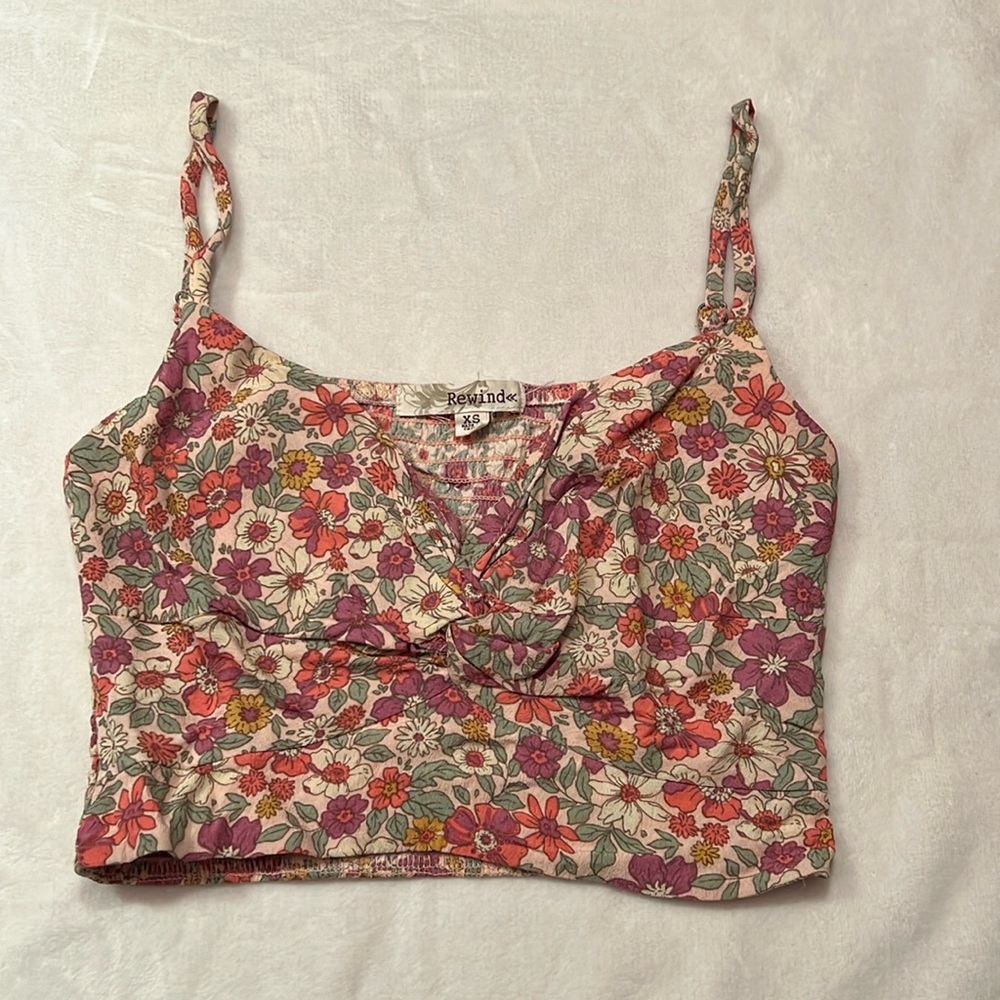 Flower tank top XS